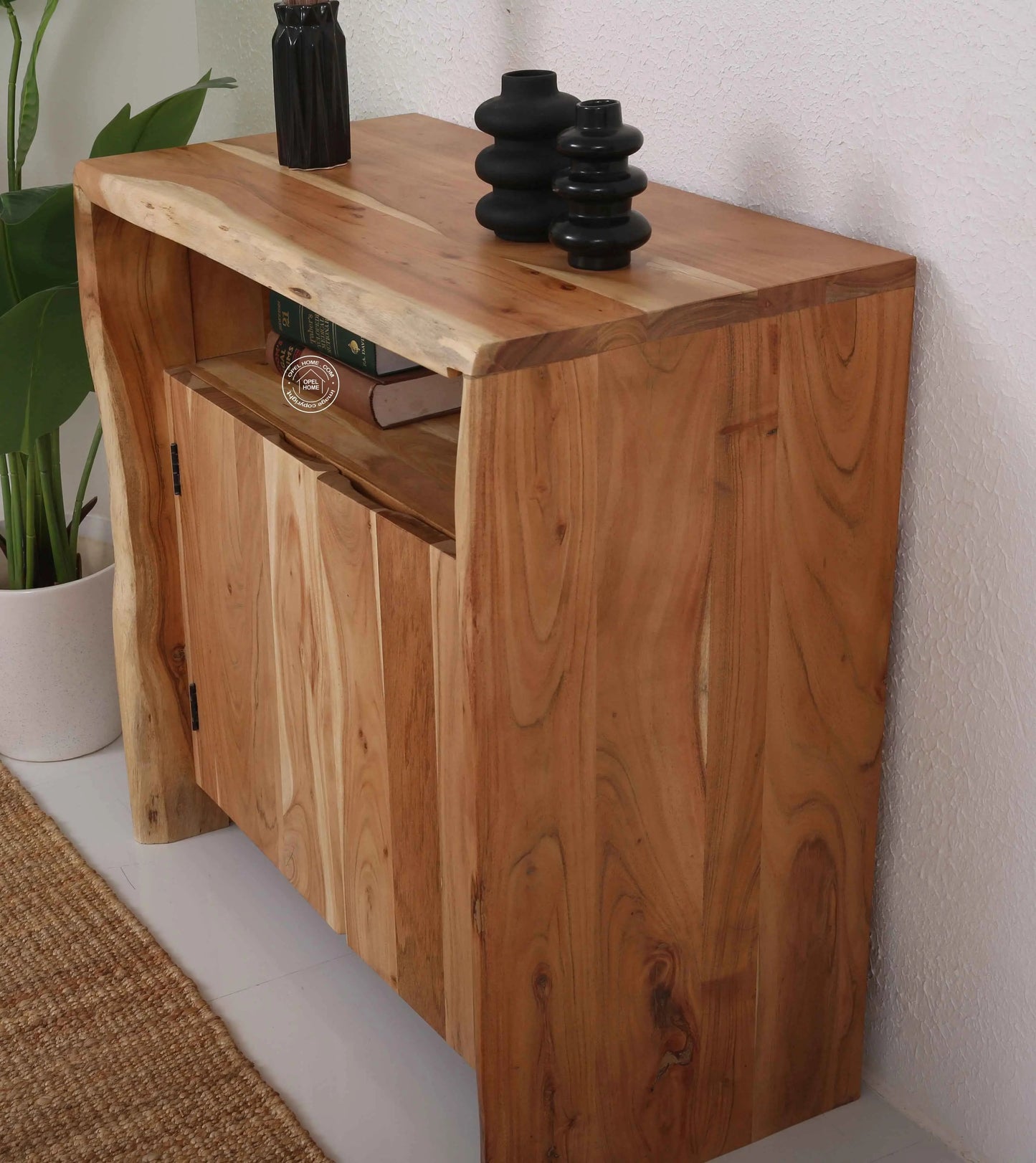 Bold 2 Doors Acacia Wood Sideboard