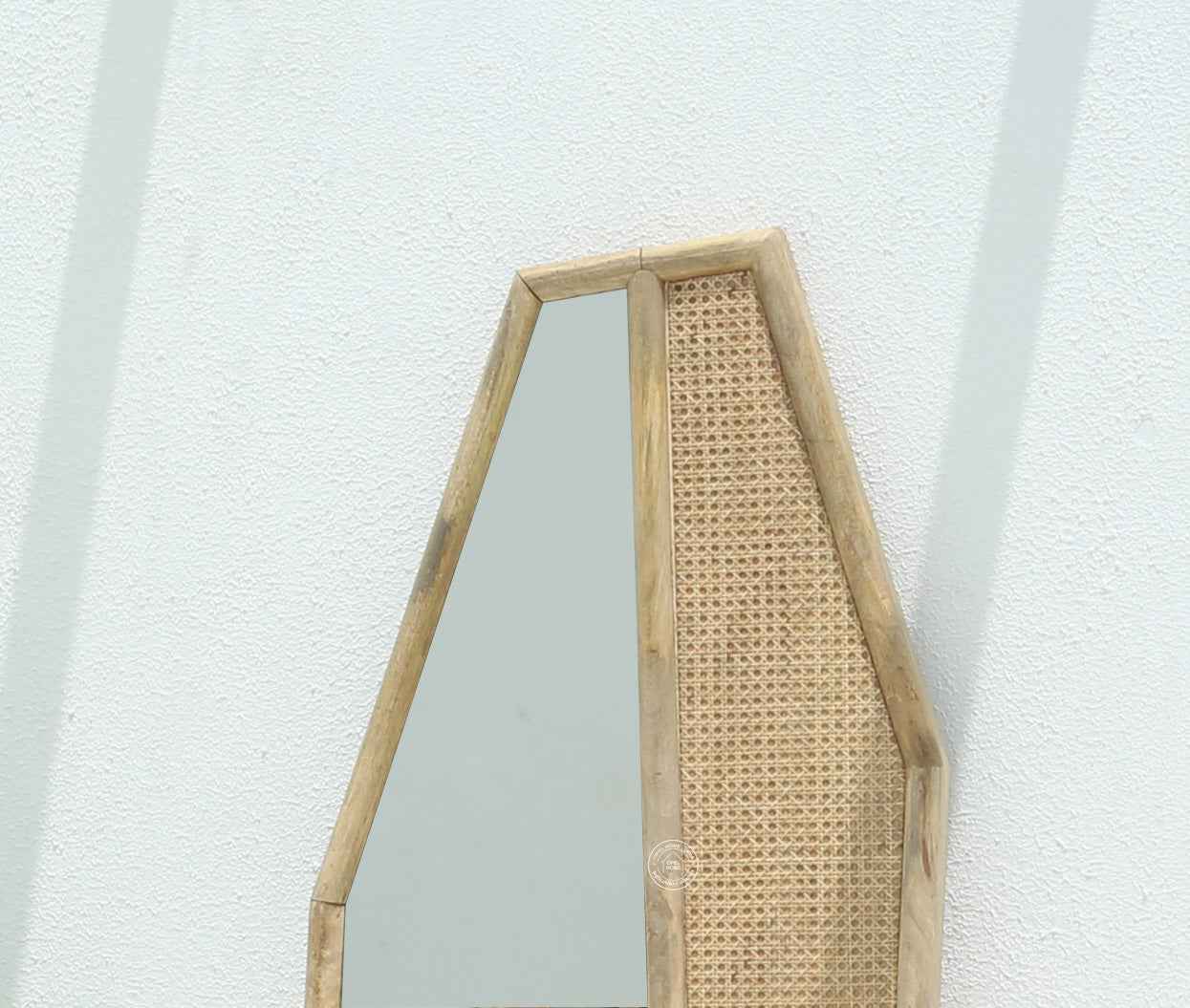 Hedon Rattan Frame Arch Full Length Mirror