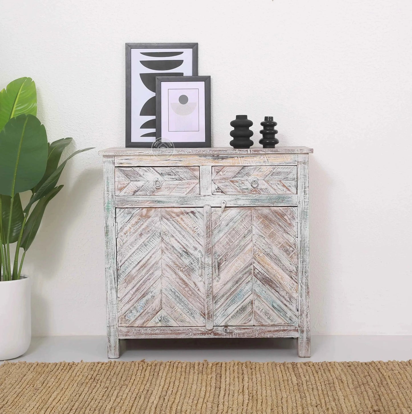 Herrin old wood 2 door 2 drawer cabinet & Sideboard