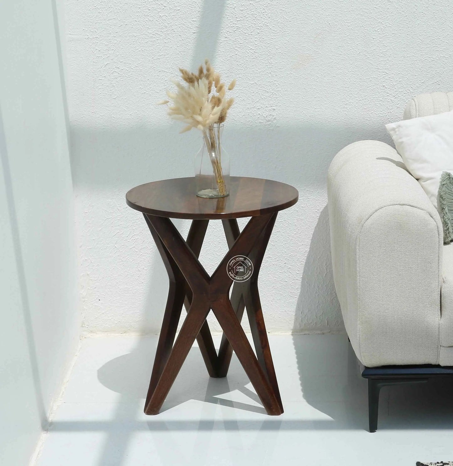 Selvic wooden side table