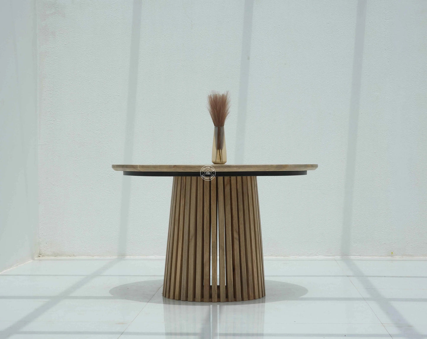 Shaker Round 4 Seater Dining Table – (Only Table) | Opelhome UAE