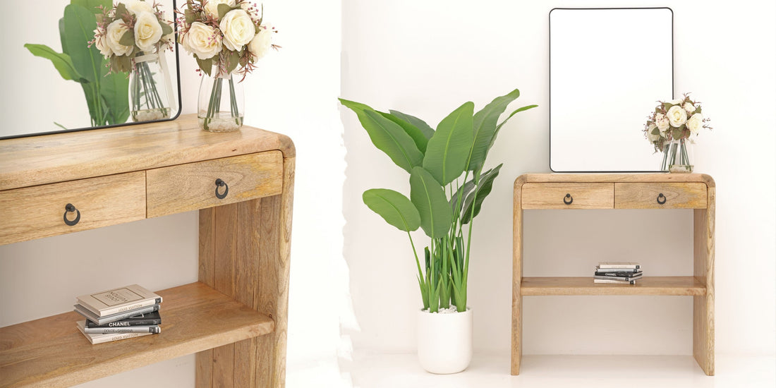 Solid Wood Console Table in Dubai – How to Choose the Perfect Wooden Console Table for Your Home