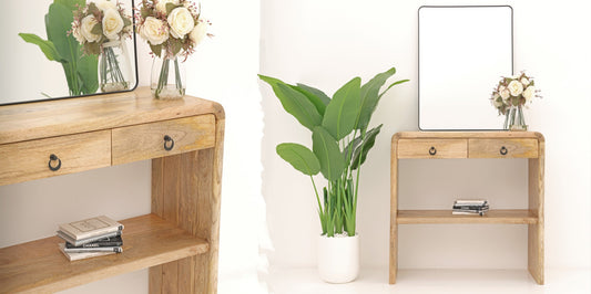 Solid Wood Console Table in Dubai – How to Choose the Perfect Wooden Console Table for Your Home