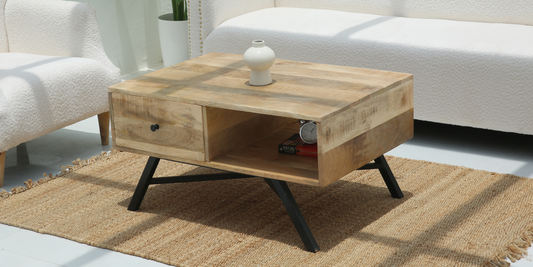 Wood, Marble, or Concrete Coffee Tables? How to Choose for Your Living Room in the UAE