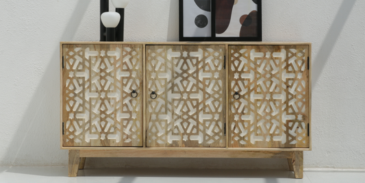 How to Style a Sideboard: Entryway, Dining Room, Living Room Setup Ideas Focus Keyword: style a sideboard
