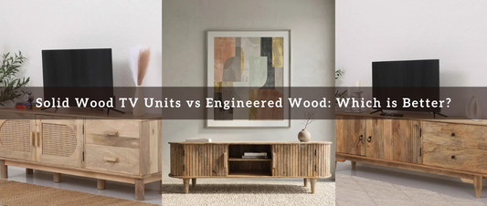 Solid Wood TV Units vs Engineered Wood: Which is Better?