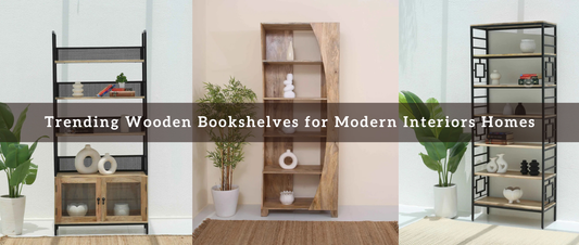 Trending Wooden Bookshelves for Modern Interiors Homes