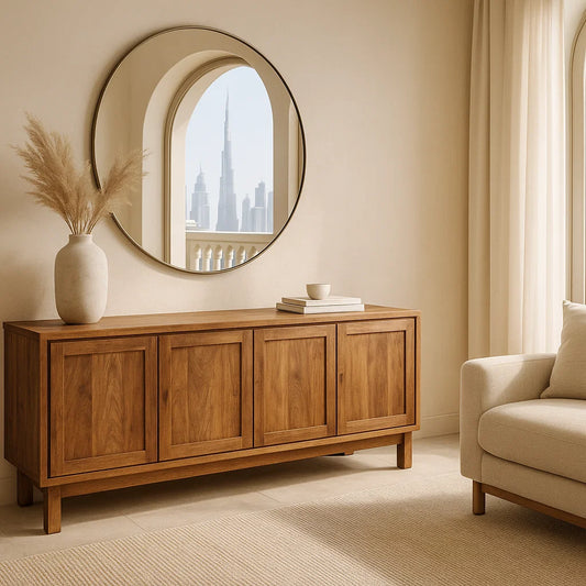 Why Solid Wood Furniture Is Worth It in the UAE Climate (vs MDF or Veneer) - opelhome