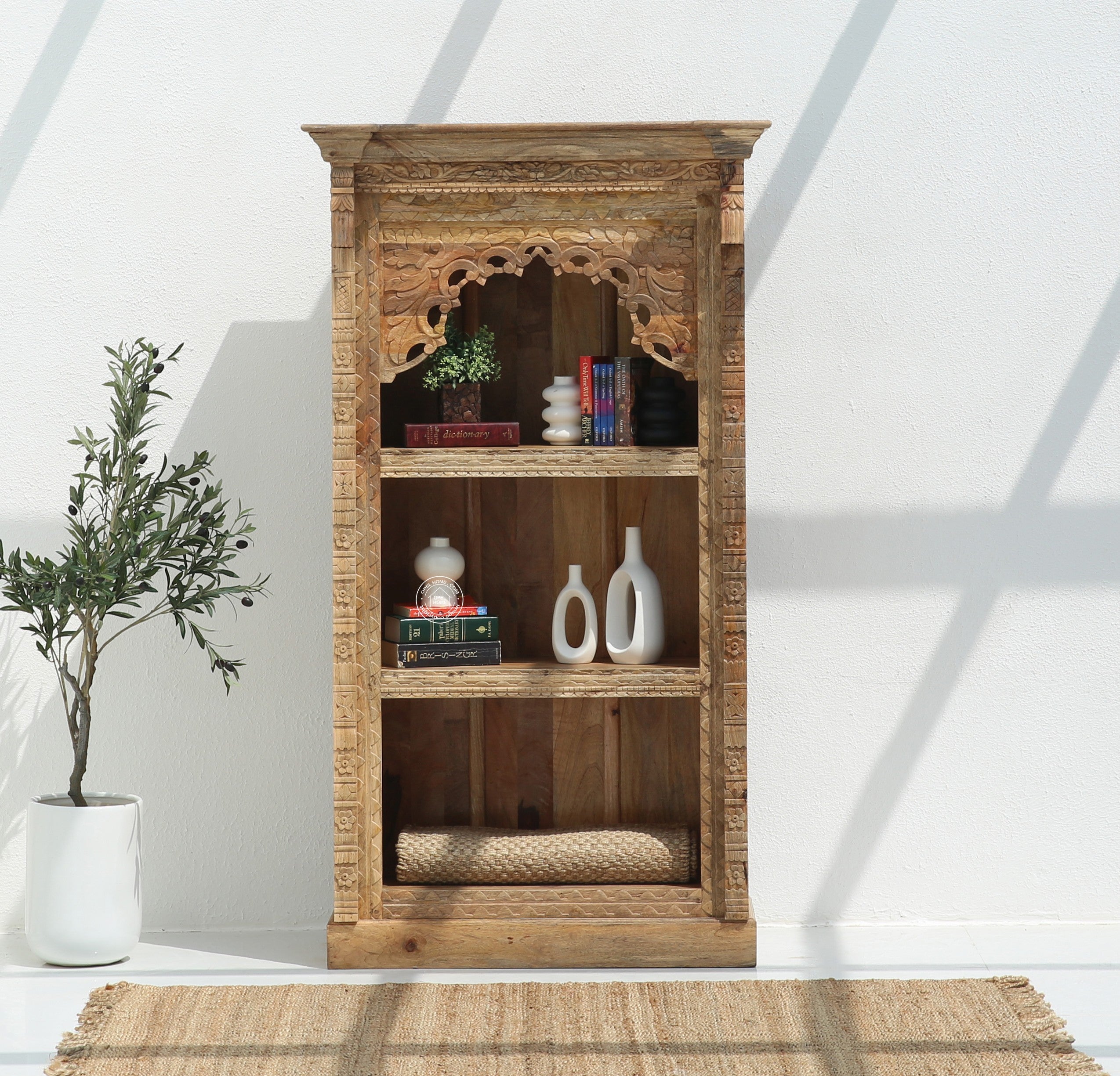 Zircon wooden display  Shelf Unit