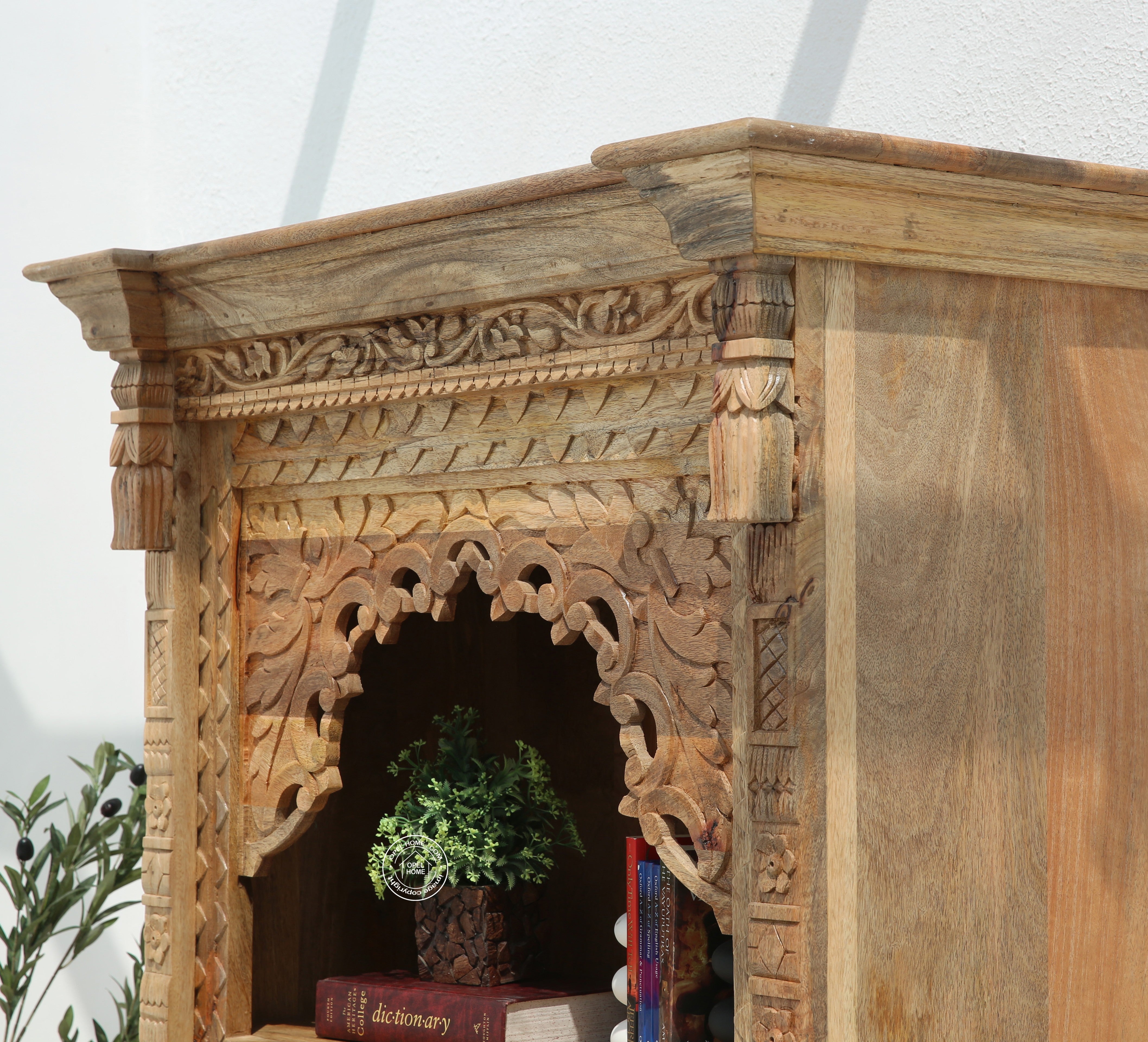 Zircon wooden display  Shelf Unit