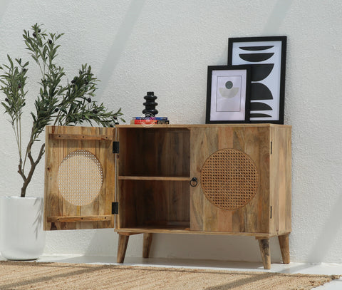 Dipsy Rattan wooden 2 door Sideboard