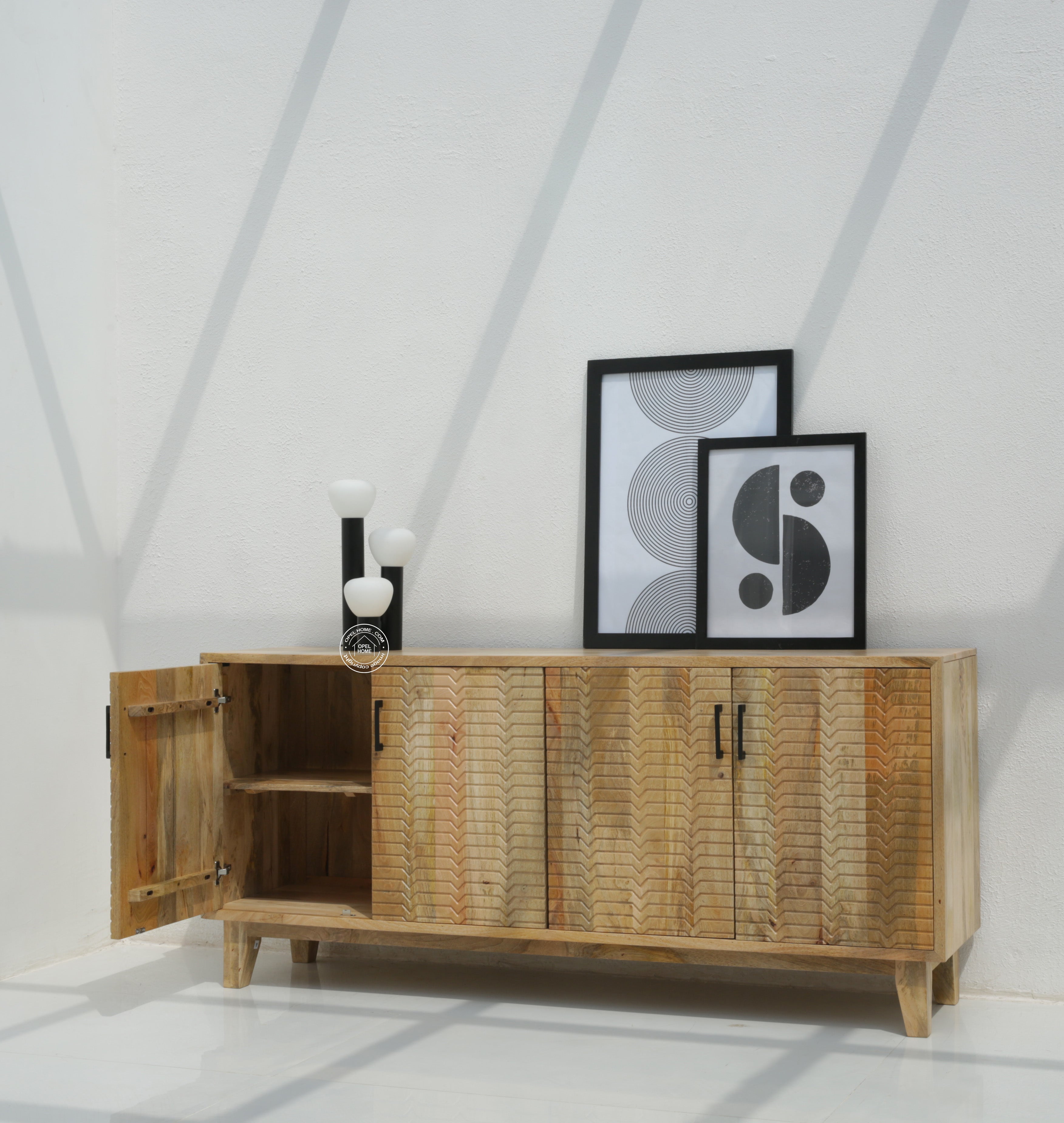 Croft Wooden Sideboard with 4 Doors