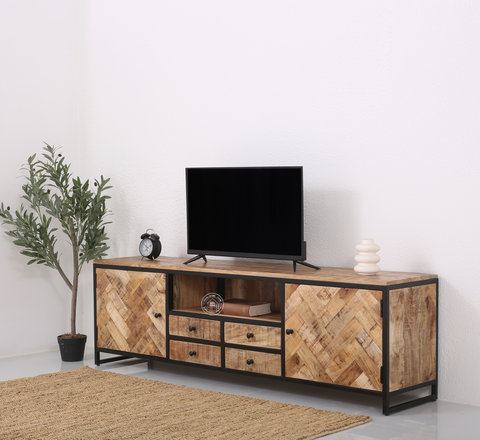 Allen wooden tv unit