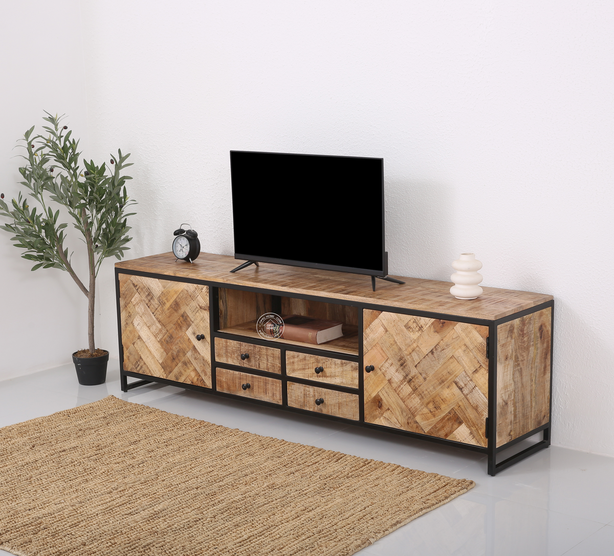 Allen wooden tv unit