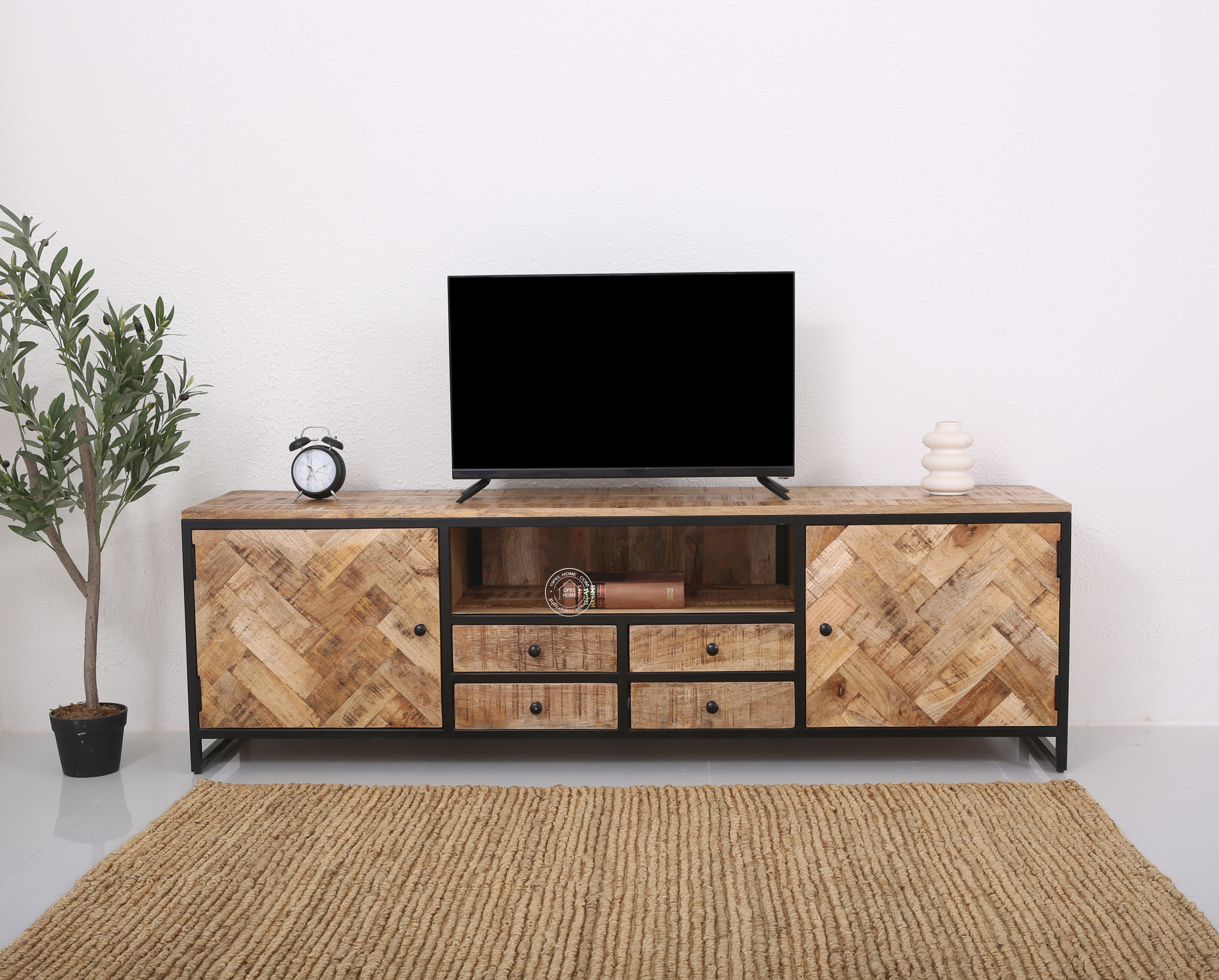 Allen wooden tv unit