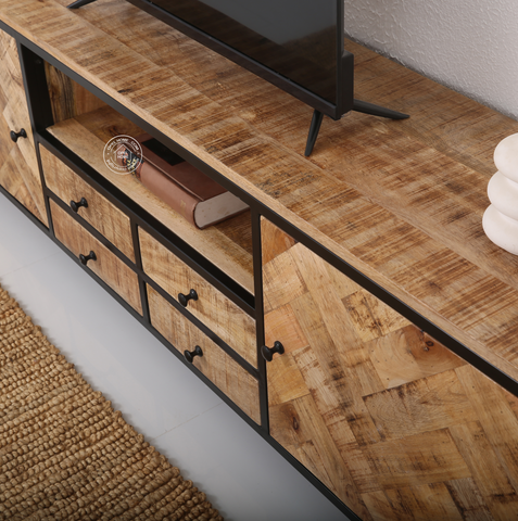 Allen wooden tv unit