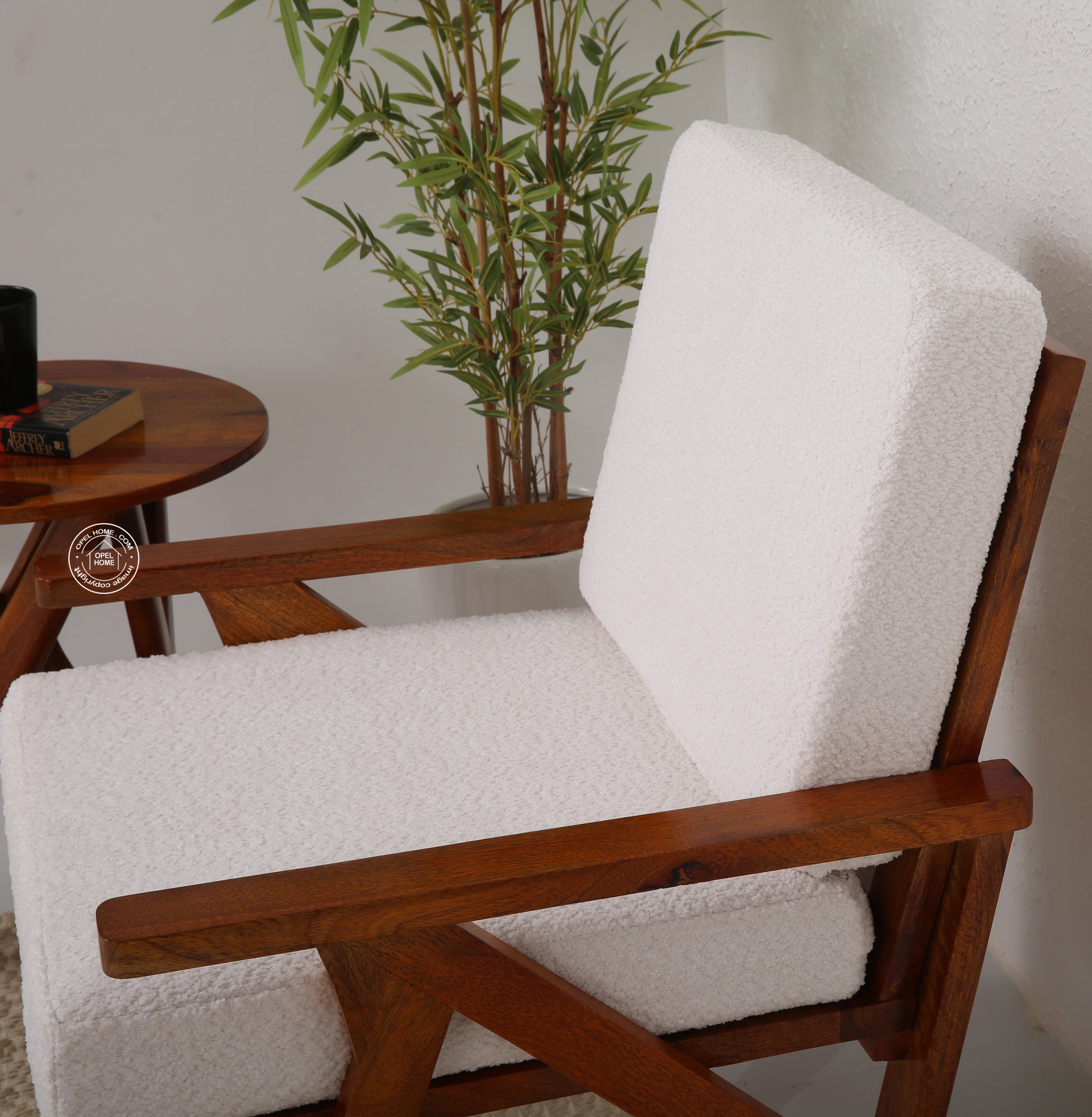 Roseline wooden Arm Chair