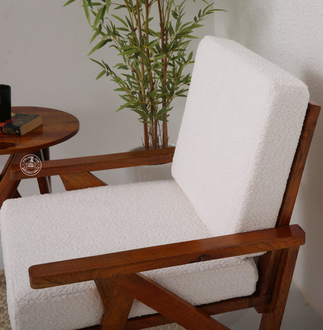 Roseline wooden Arm Chair