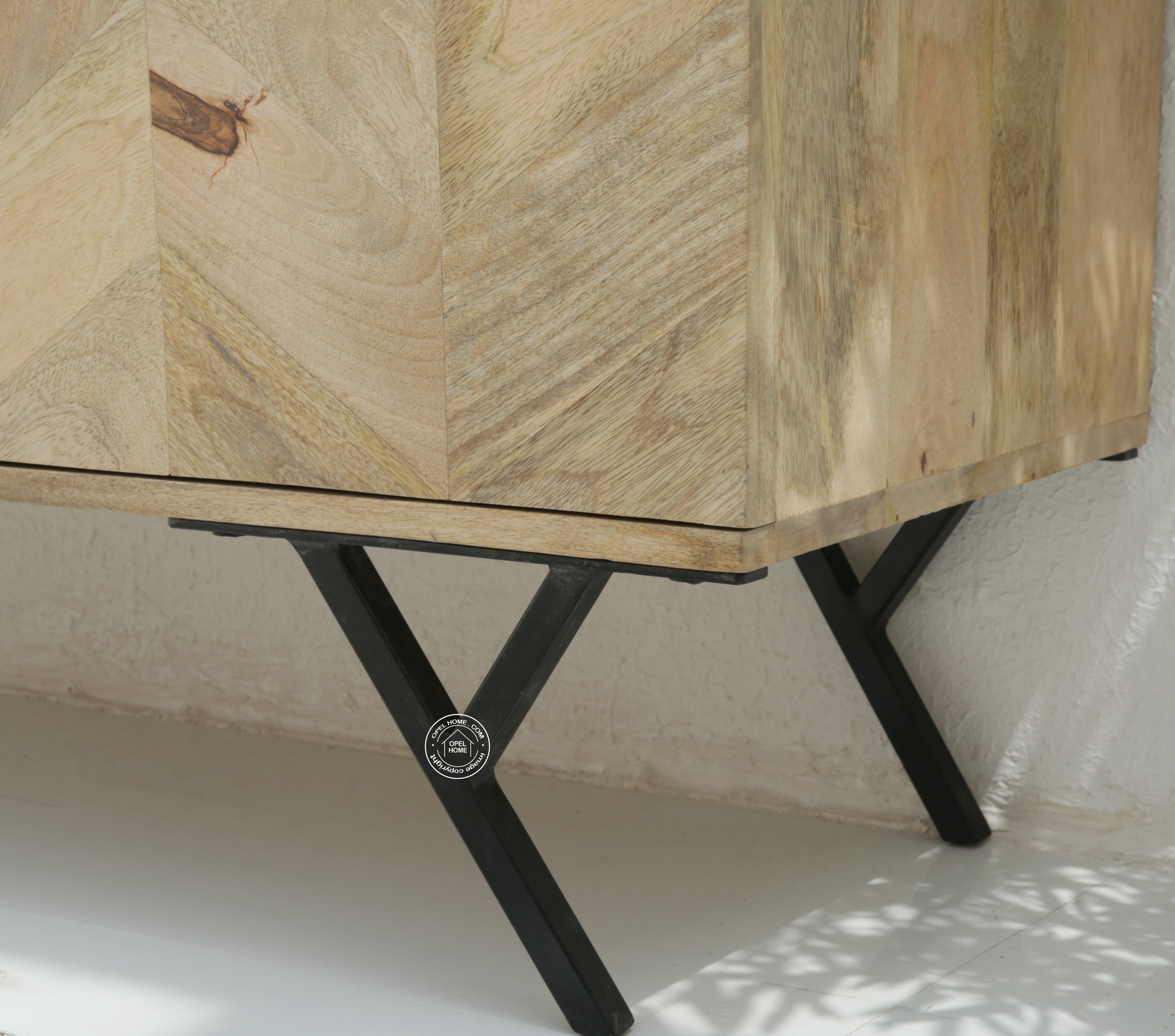 Lorent wooden 3 door cabinet