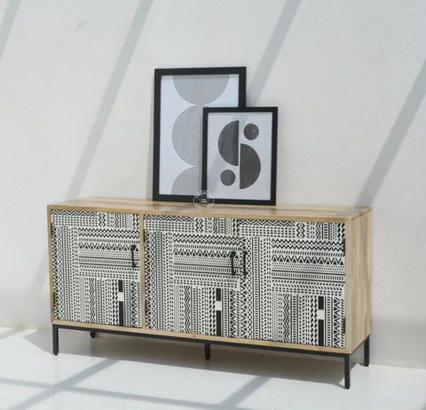Sterra Wooden Sideboard & Buffet with 3 Door