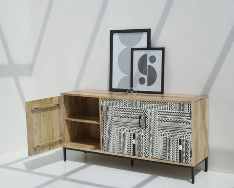 Sterra Wooden Sideboard & Buffet with 3 Door