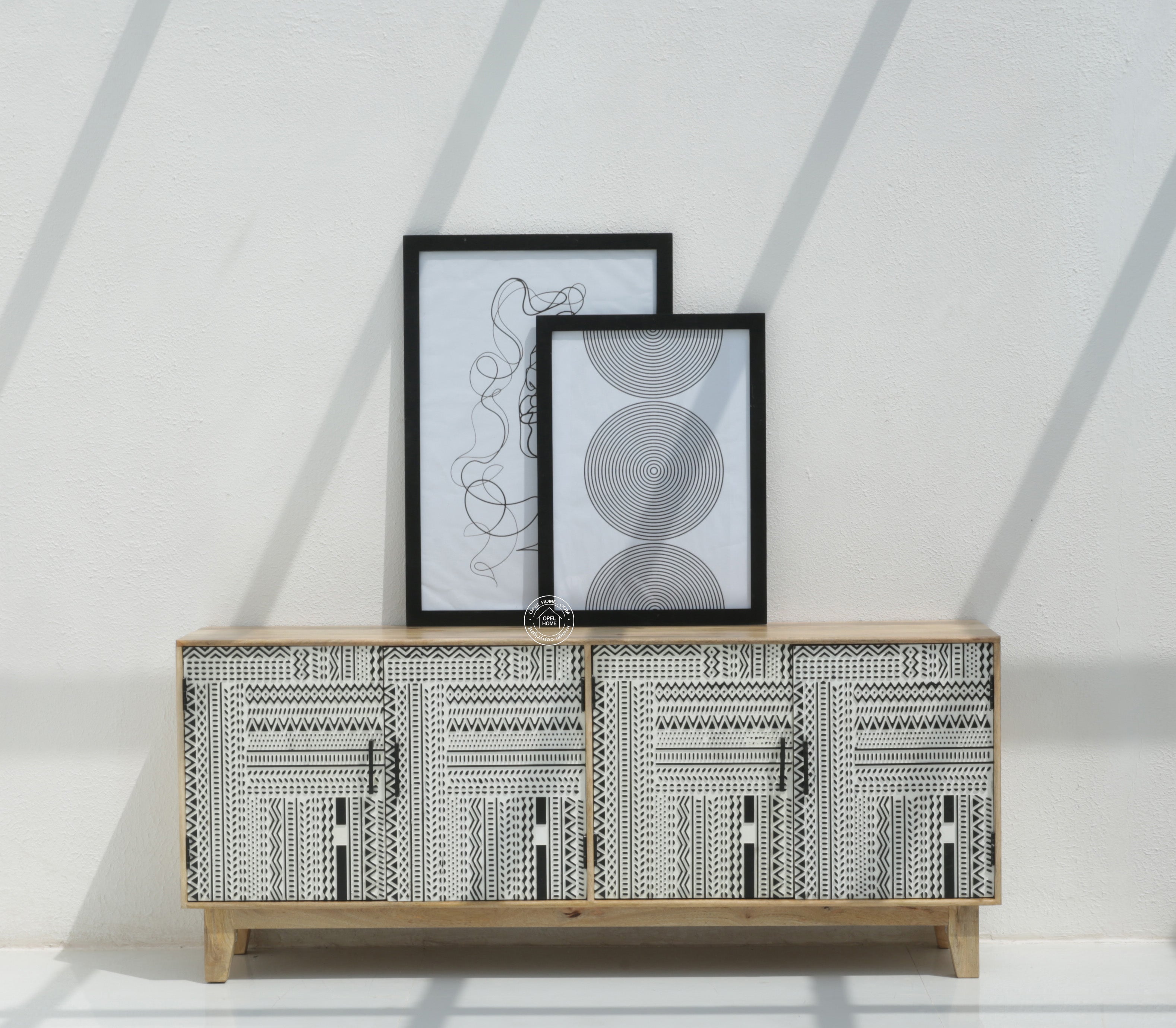 Sterra wooden 4 door Sideboard