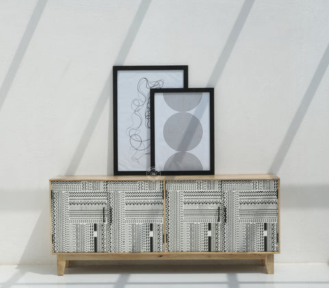Sterra wooden 4 door Sideboard