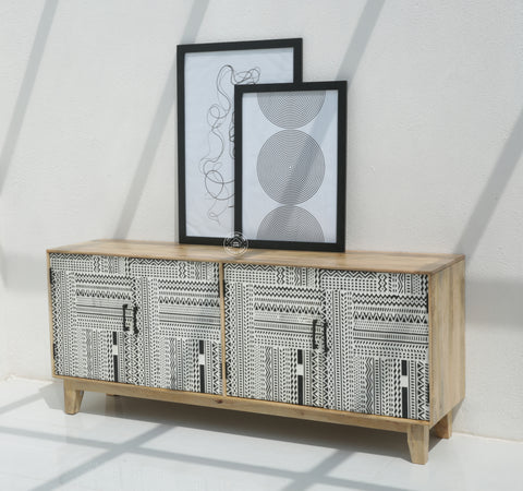 Sterra wooden 4 door Sideboard