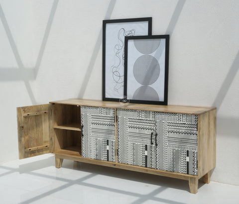 Sterra wooden 4 door Sideboard
