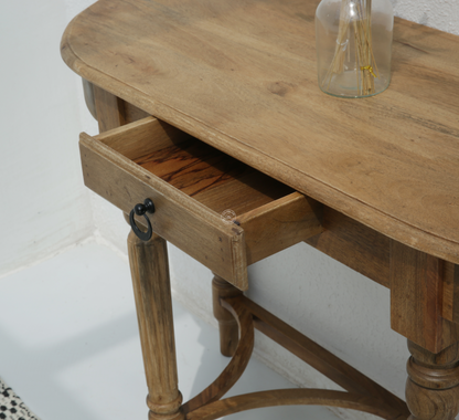 Darius Big Size Wooden Console Table – Solid Mango Wood Console Table in Dubai | Opelhome UAE