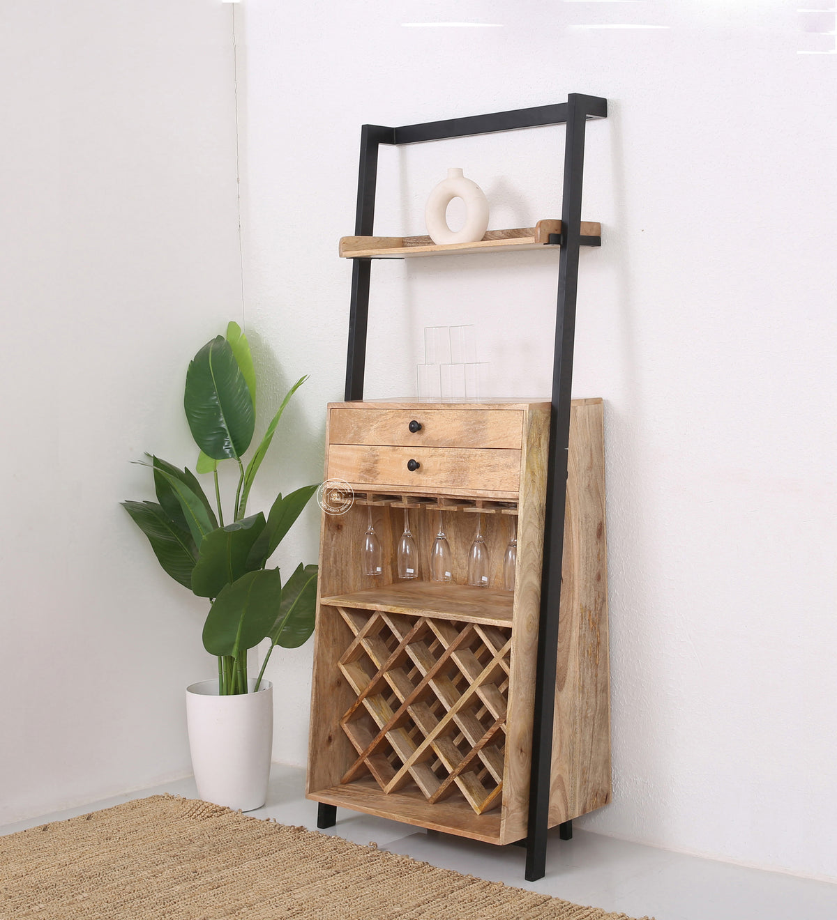Devino Standing wooden Bar Cabinet