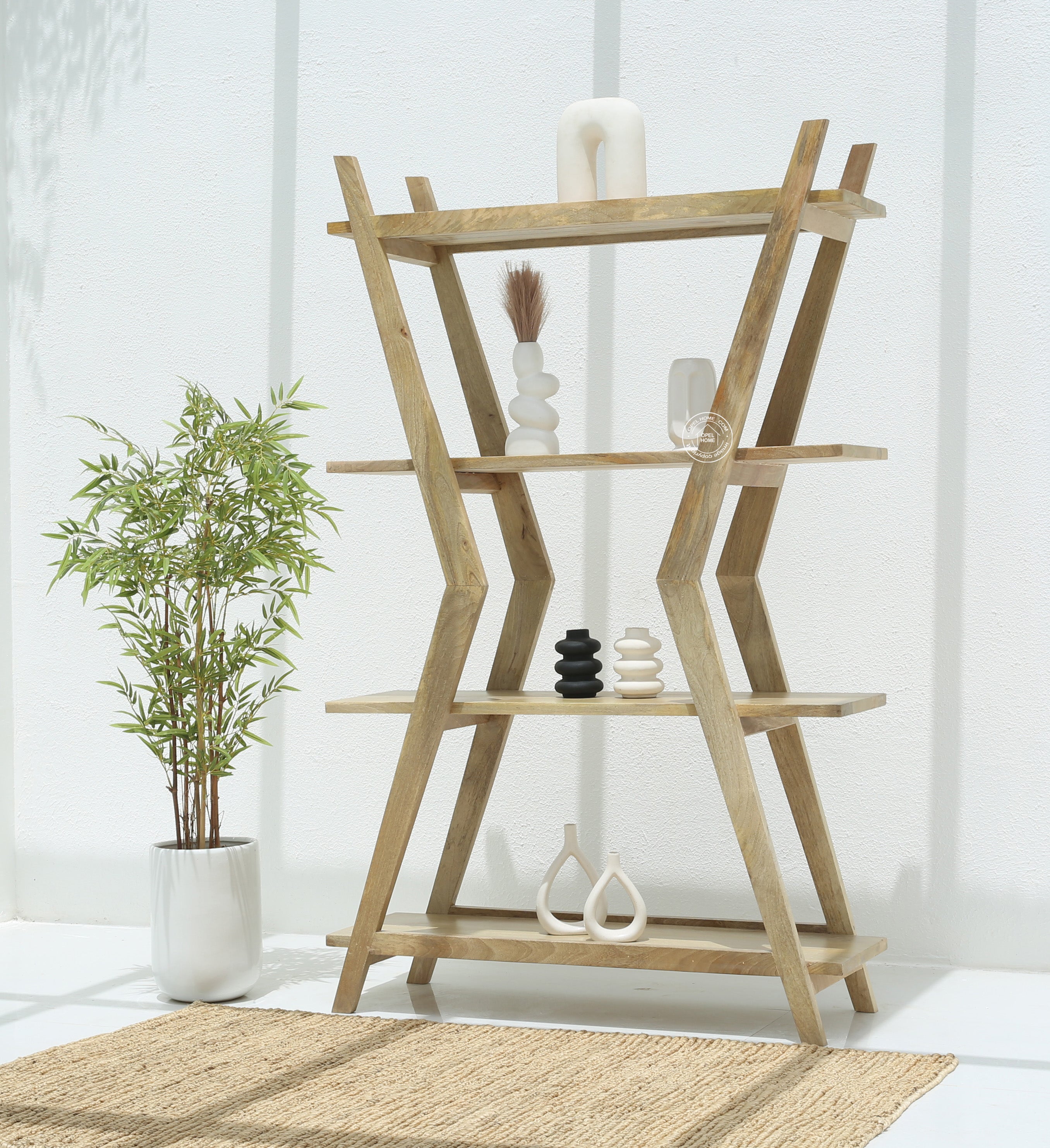 Roman wooden Bookshelf