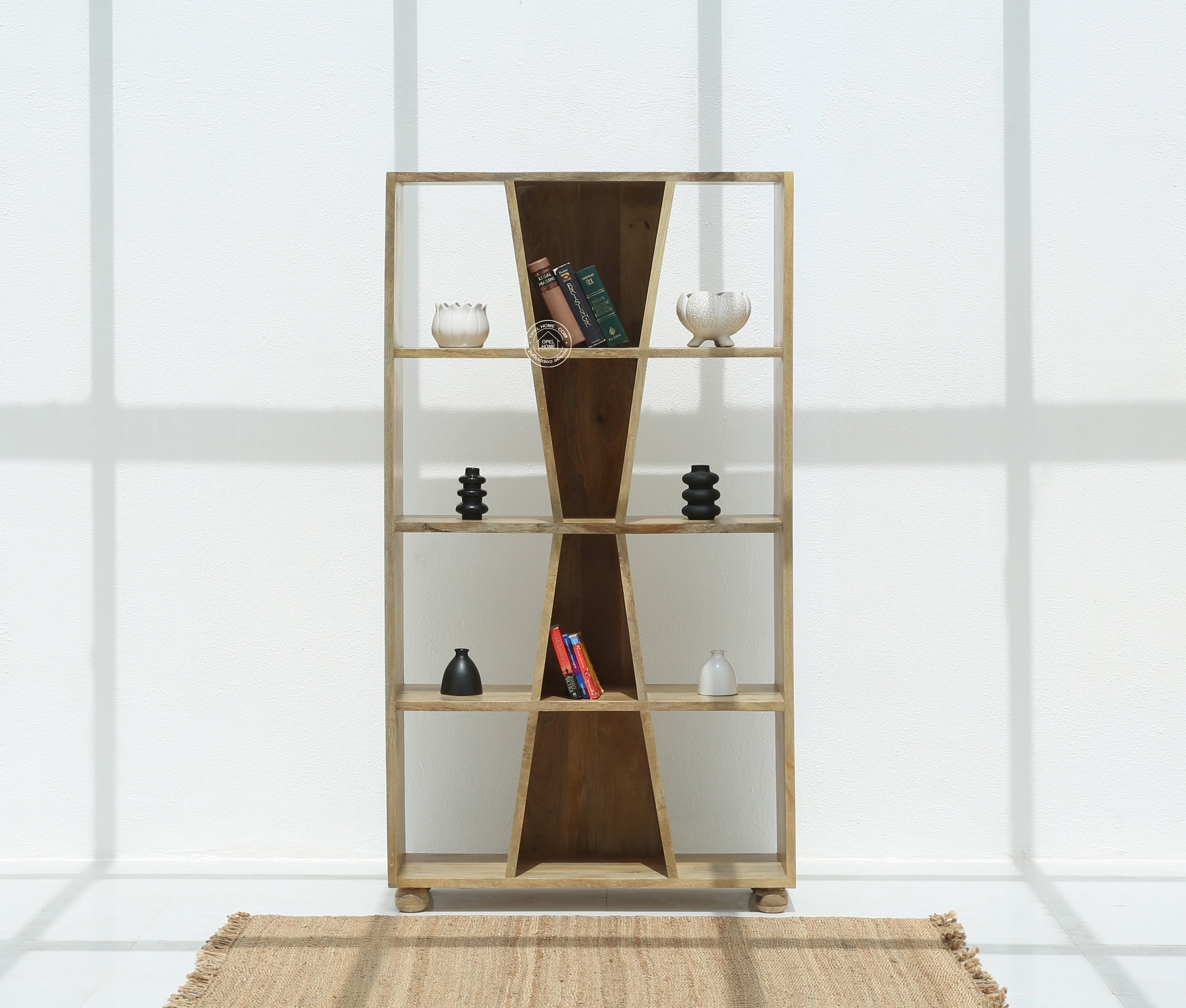 Markson Wooden Display Shelves Unit