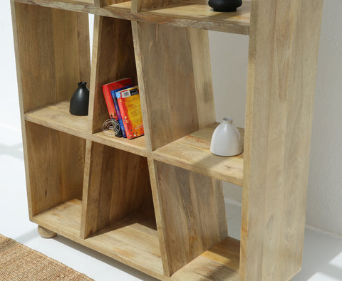 Markson Wooden Display Shelves Unit