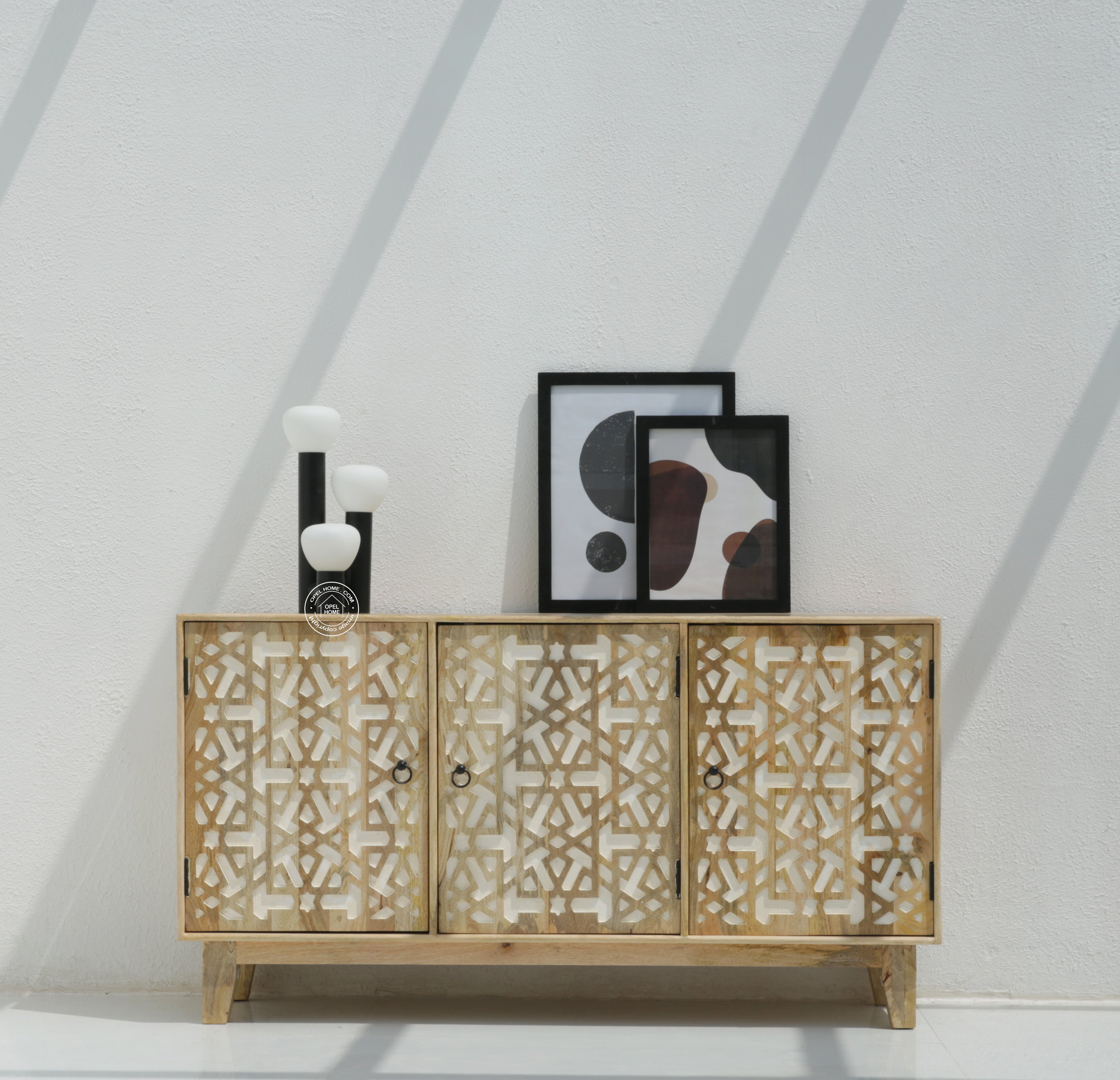 Antonella 3 Door Wooden  Sideboard