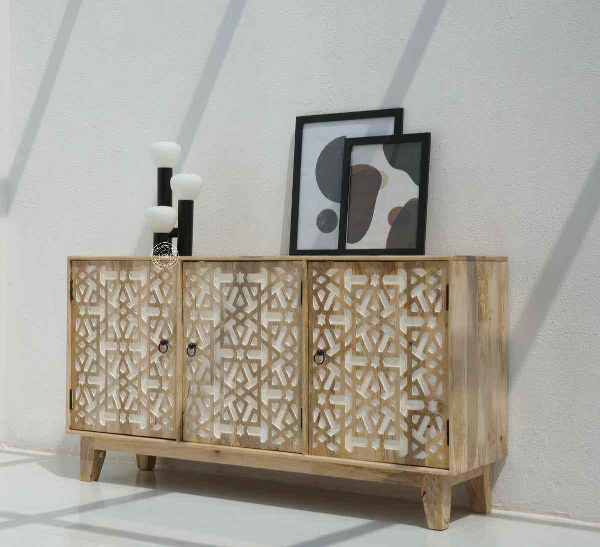 Antonella 3 Door Wooden  Sideboard
