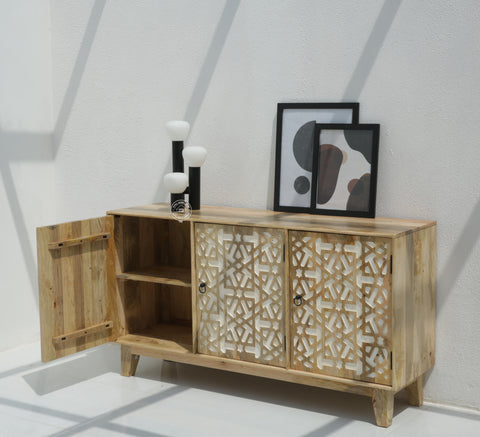 Antonella 3 Door Wooden  Sideboard
