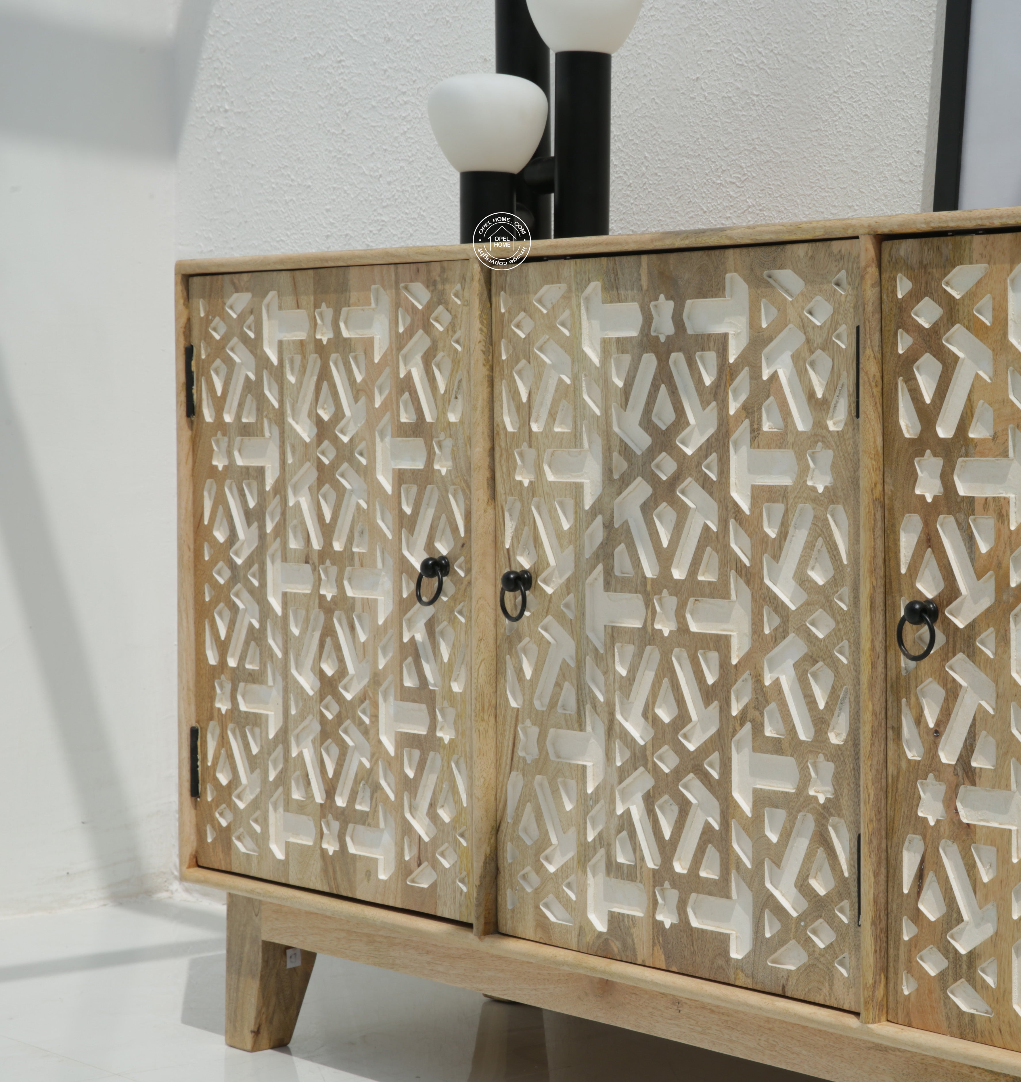 Antonella 3 Door Wooden  Sideboard