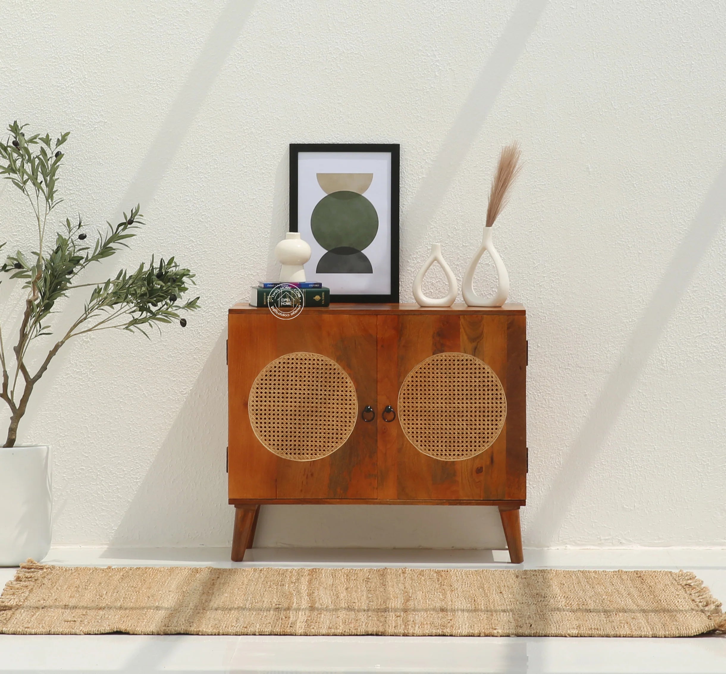 Dipsy Rattan wooden 2 door Sideboard