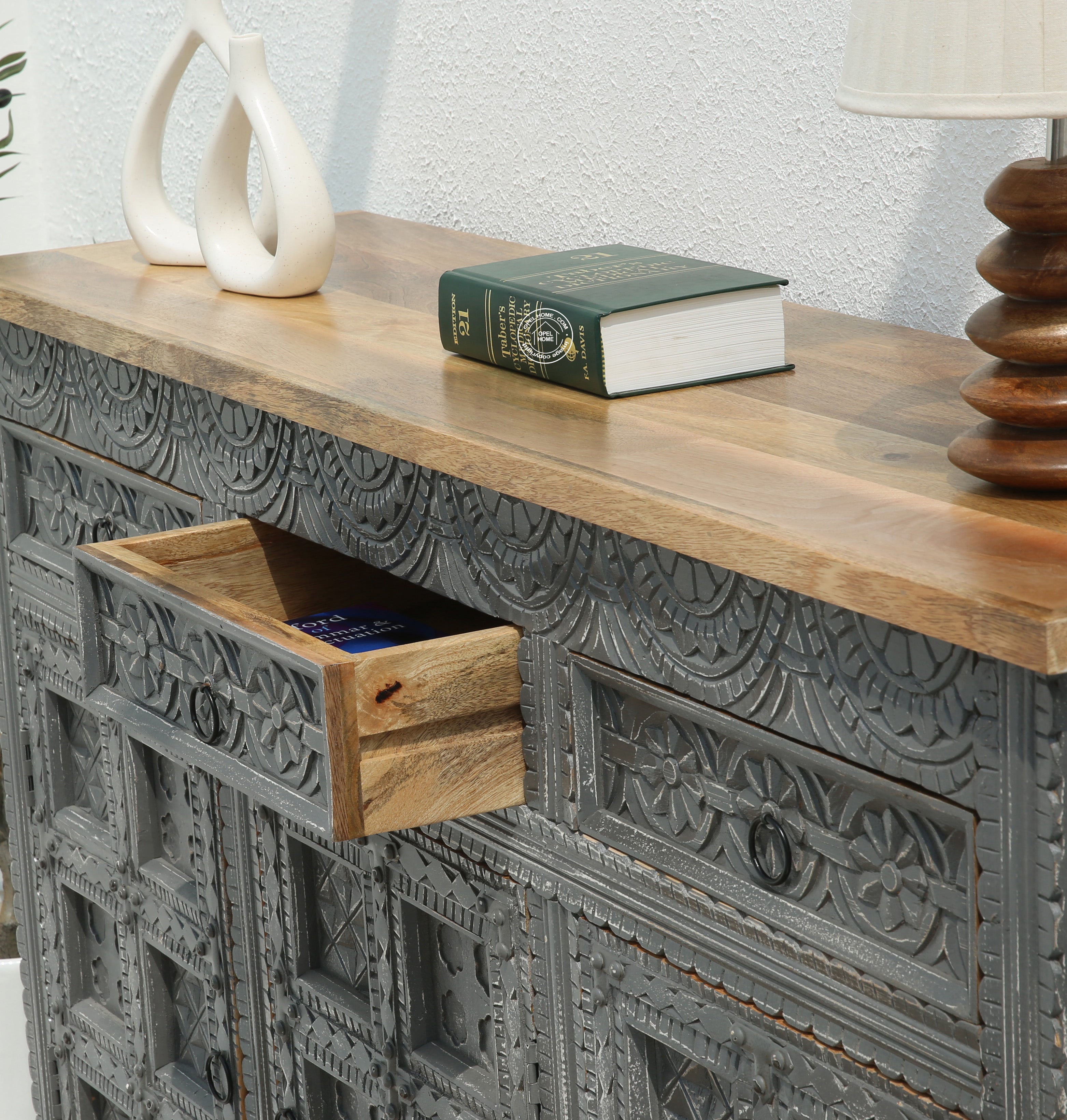 Berry Wooden 3 door 3 Drawer  Sideboard (Multiple Colors Options).