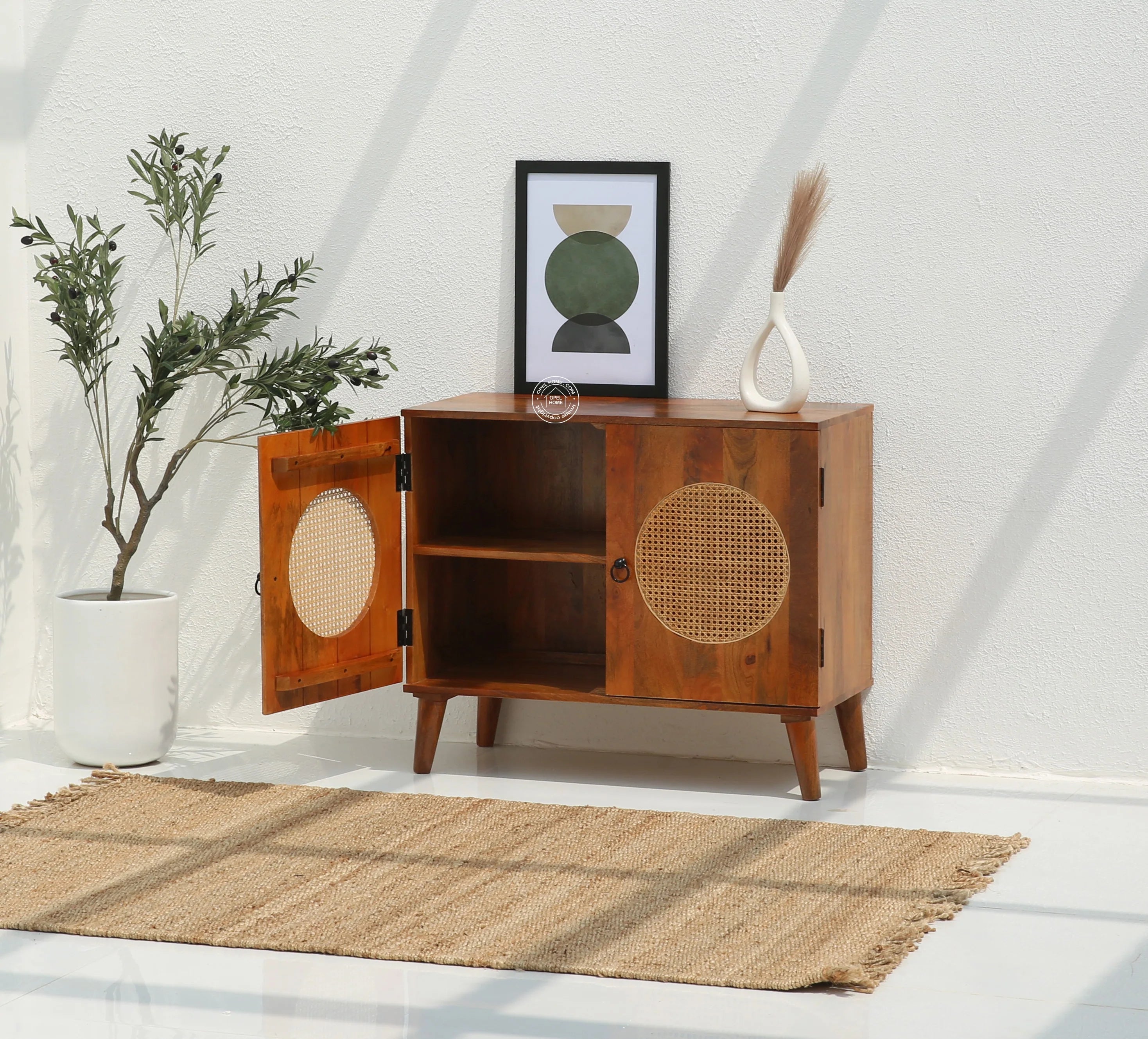 Dipsy Rattan wooden 2 door Sideboard