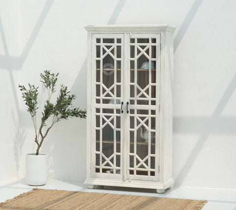 Goody Wooden 2 door Display kitchen cabinet