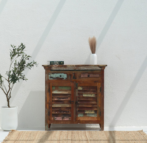 Sifty Wooden 2 Door 2 Drawer Cabinet