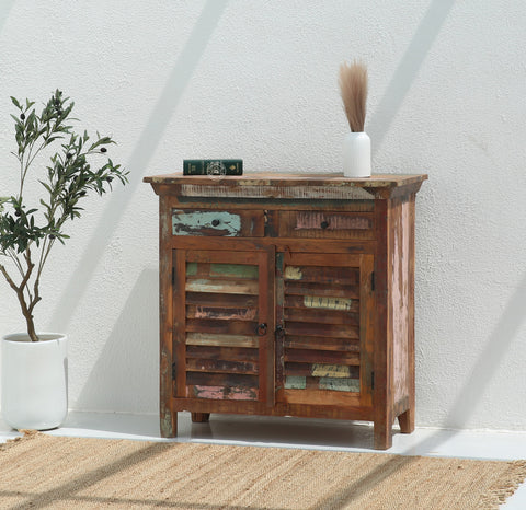 Sifty Wooden 2 Door 2 Drawer Cabinet