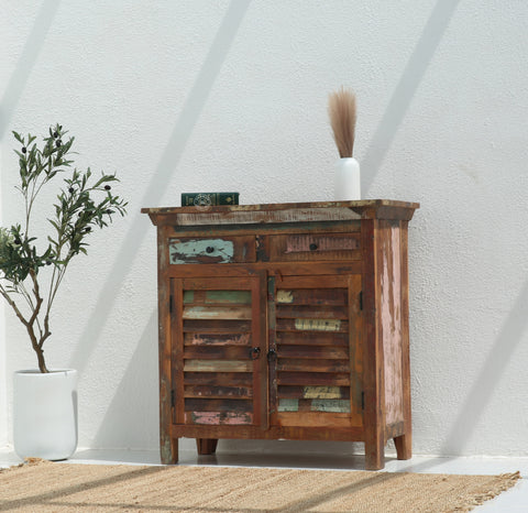 Sifty Wooden 2 Door 2 Drawer Cabinet