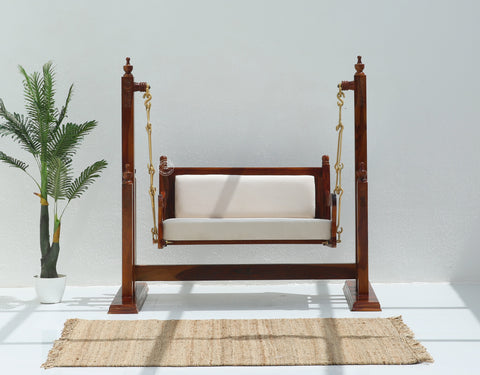 Royal wooden swing chair