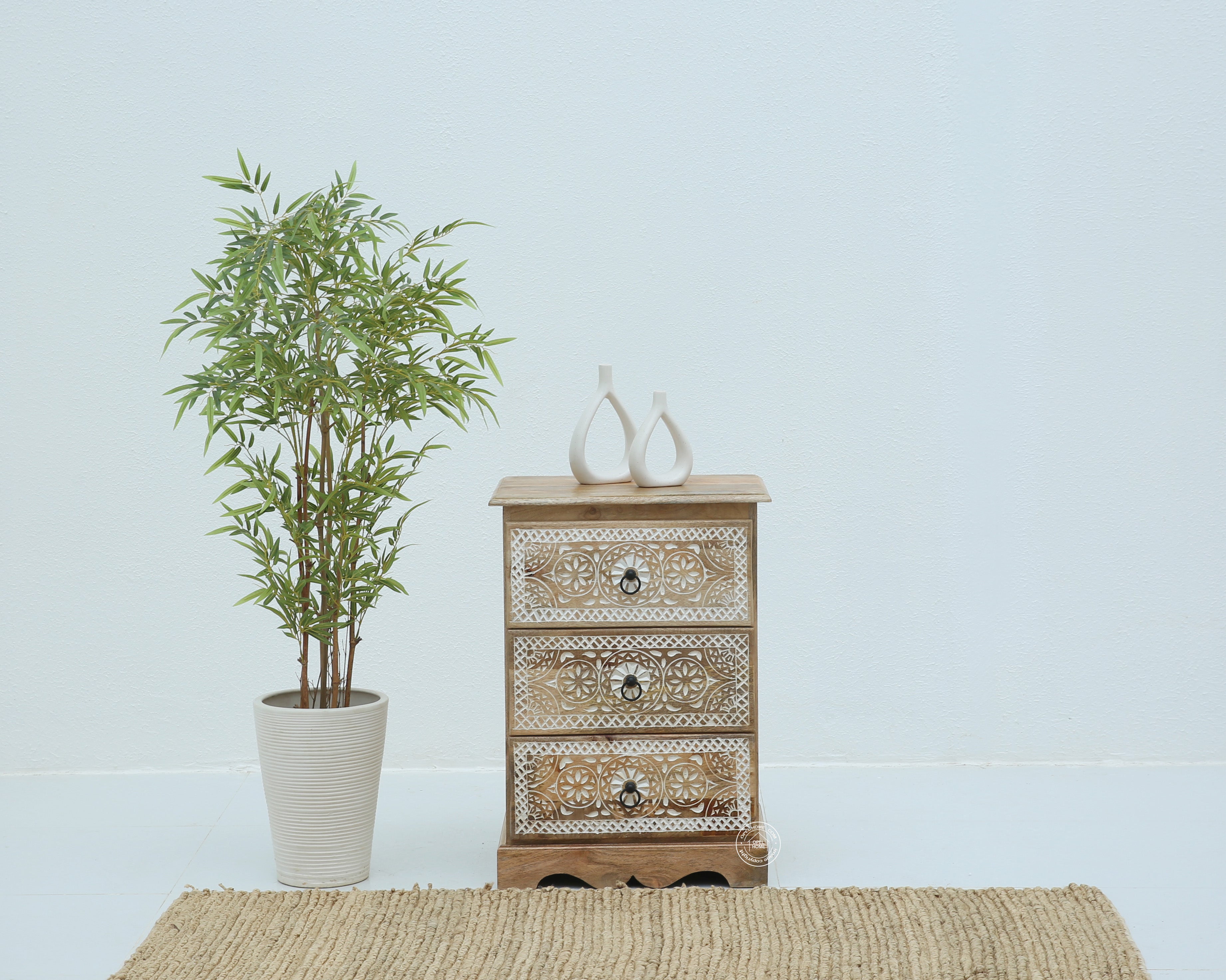 Willow Chest of Carved Drawers
