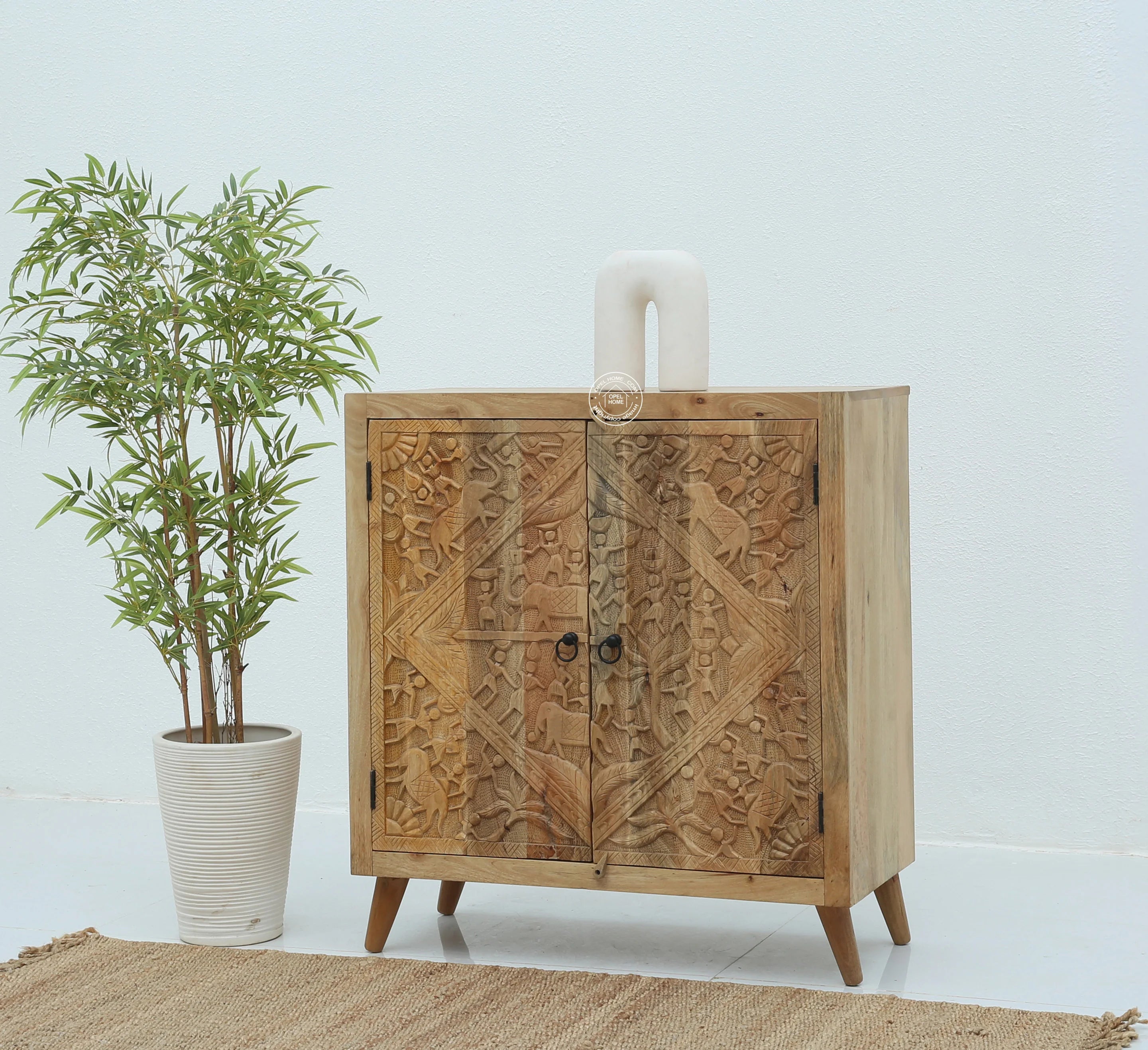 Caroa Two Door wooden Sideboard & Buffet (Multiple Colors Options)