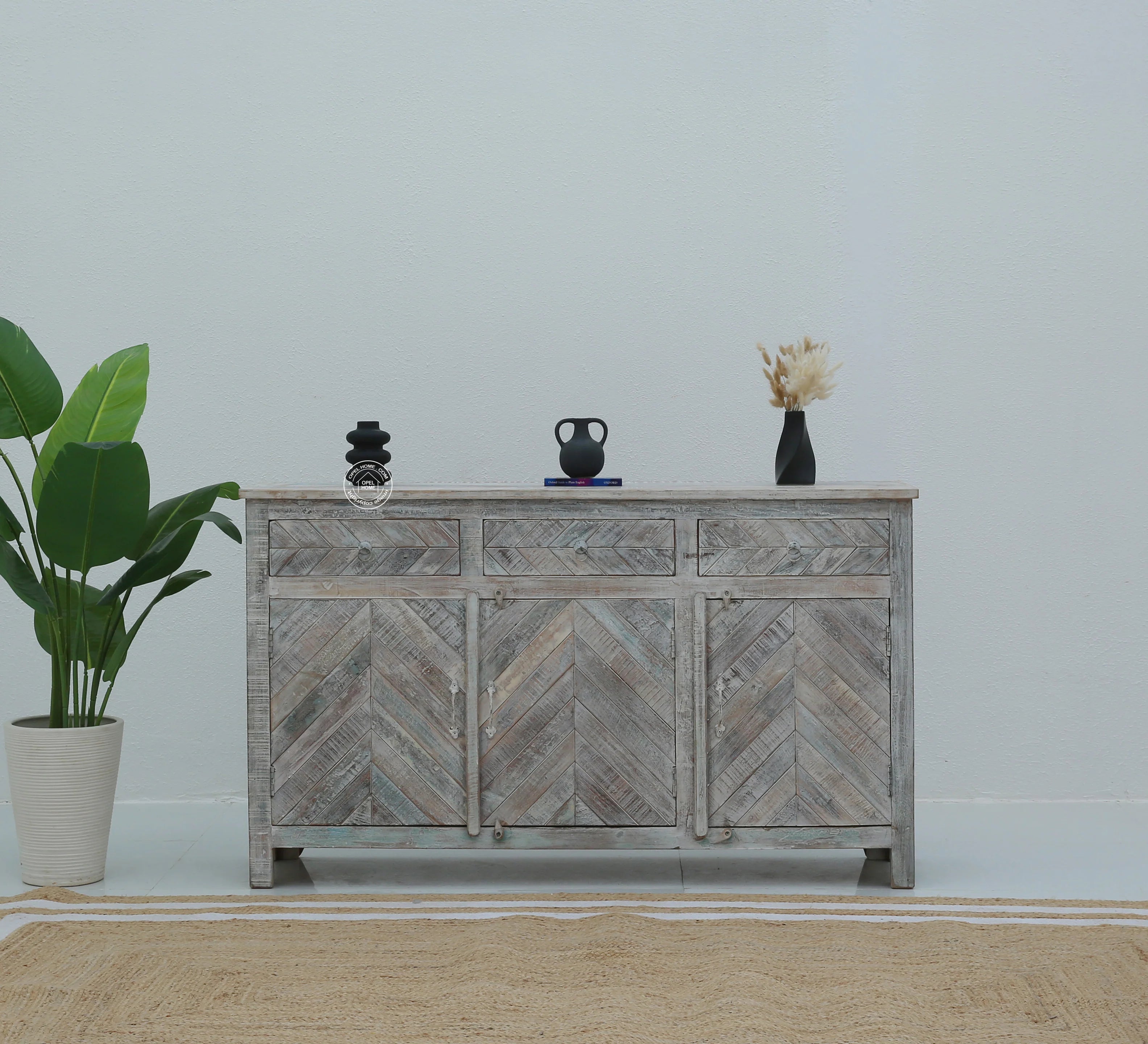 Herrin old wood 3 door 3 drawer cabinet & Sideboard