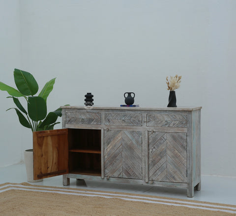 Herrin old wood 3 door 3 drawer cabinet & Sideboard